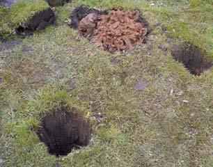 diy notice board installation dig holes